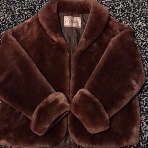 Vintage faux-fur coat